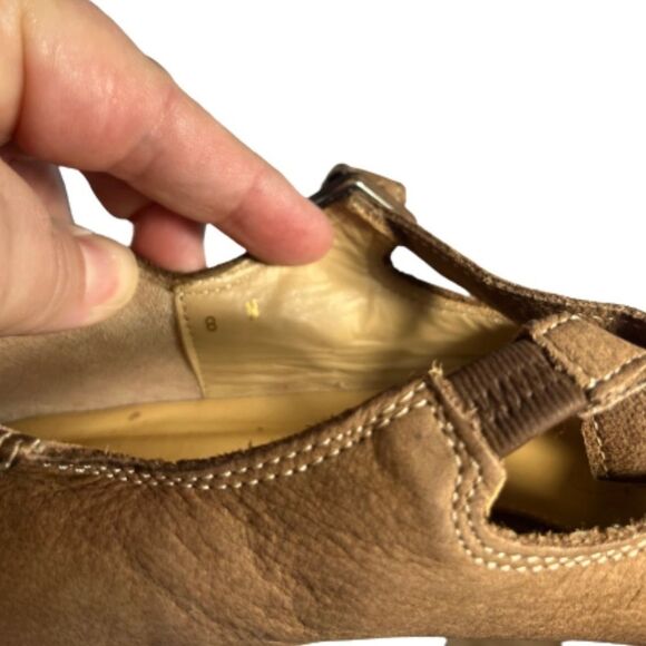 SESTO Meucci leather slip on STRAPPY ballet flats - Picture 6 of 10